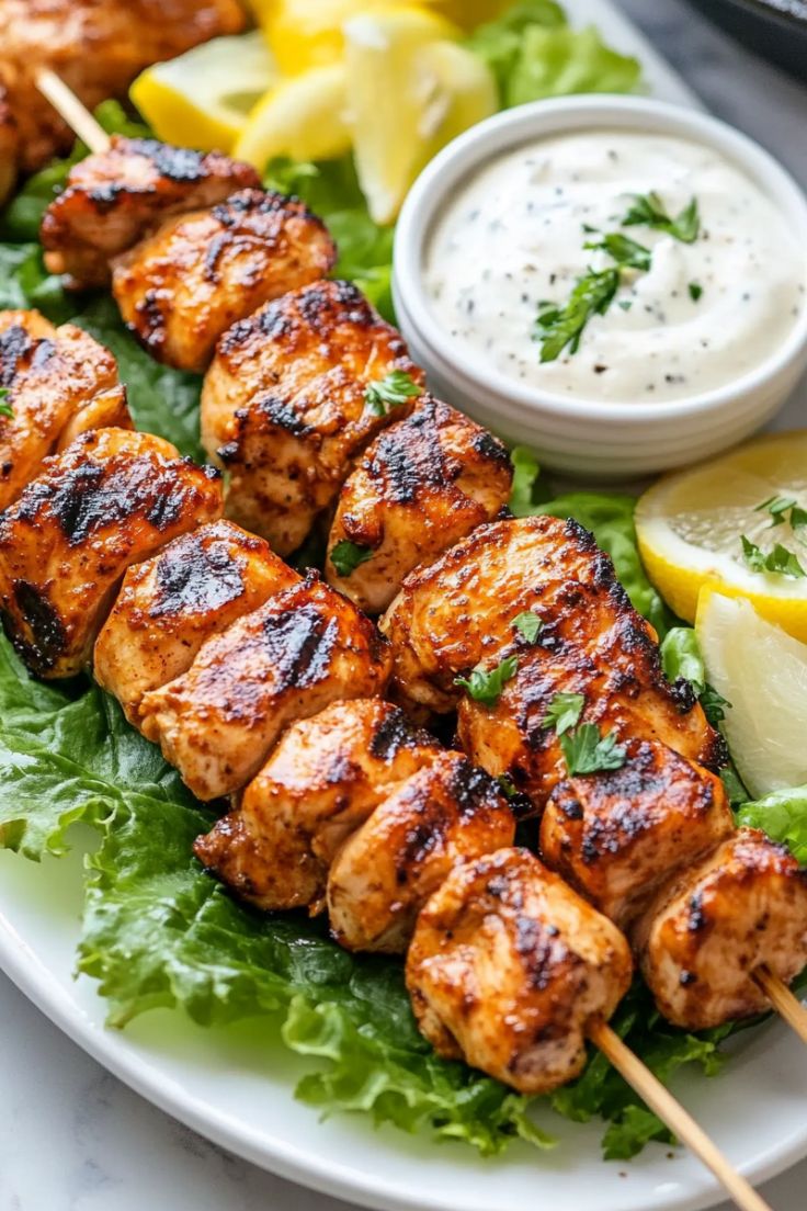 Shish Tawook – Grilled Chicken Skewers 2 3