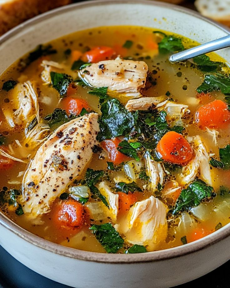 Tuscan Style Chicken Soup 1