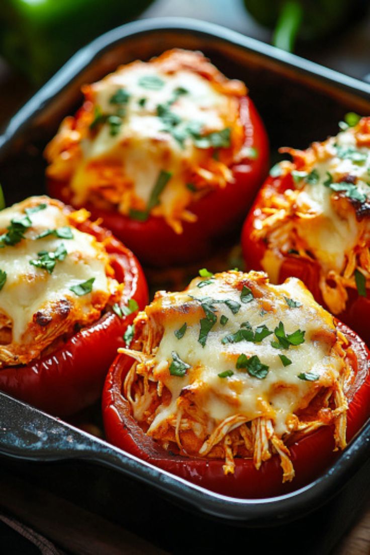 Buffalo Chicken Stuffed Peppers 21