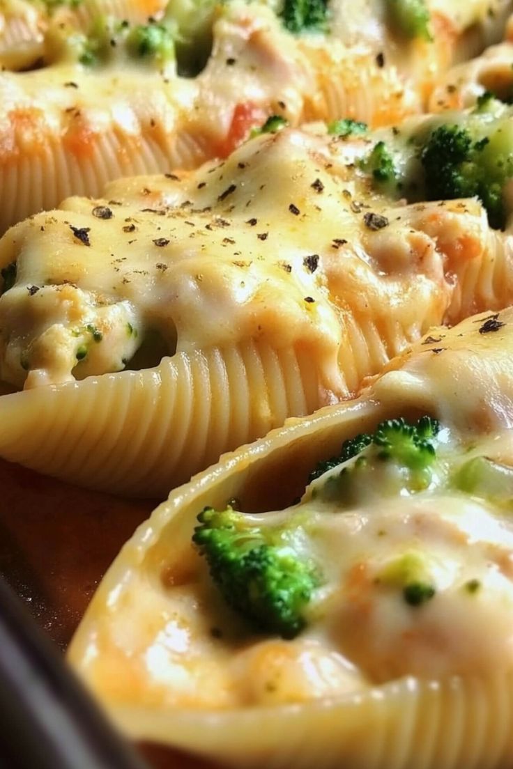 Chicken Alfredo Stuffed Shells 2 2