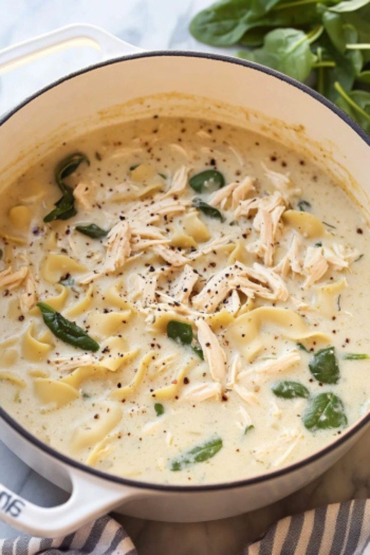Creamy White Lasagna Soup 2