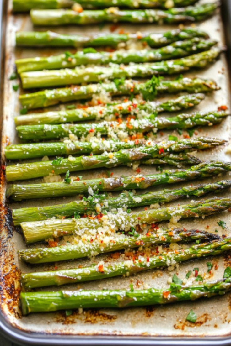 Garlic Parmesan Roasted Asparagus 3