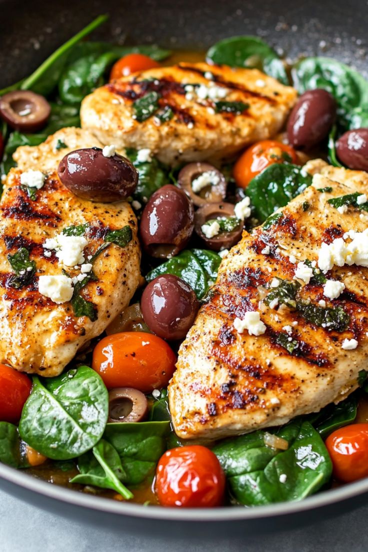 Mediterranean Chicken Skillet 2 3