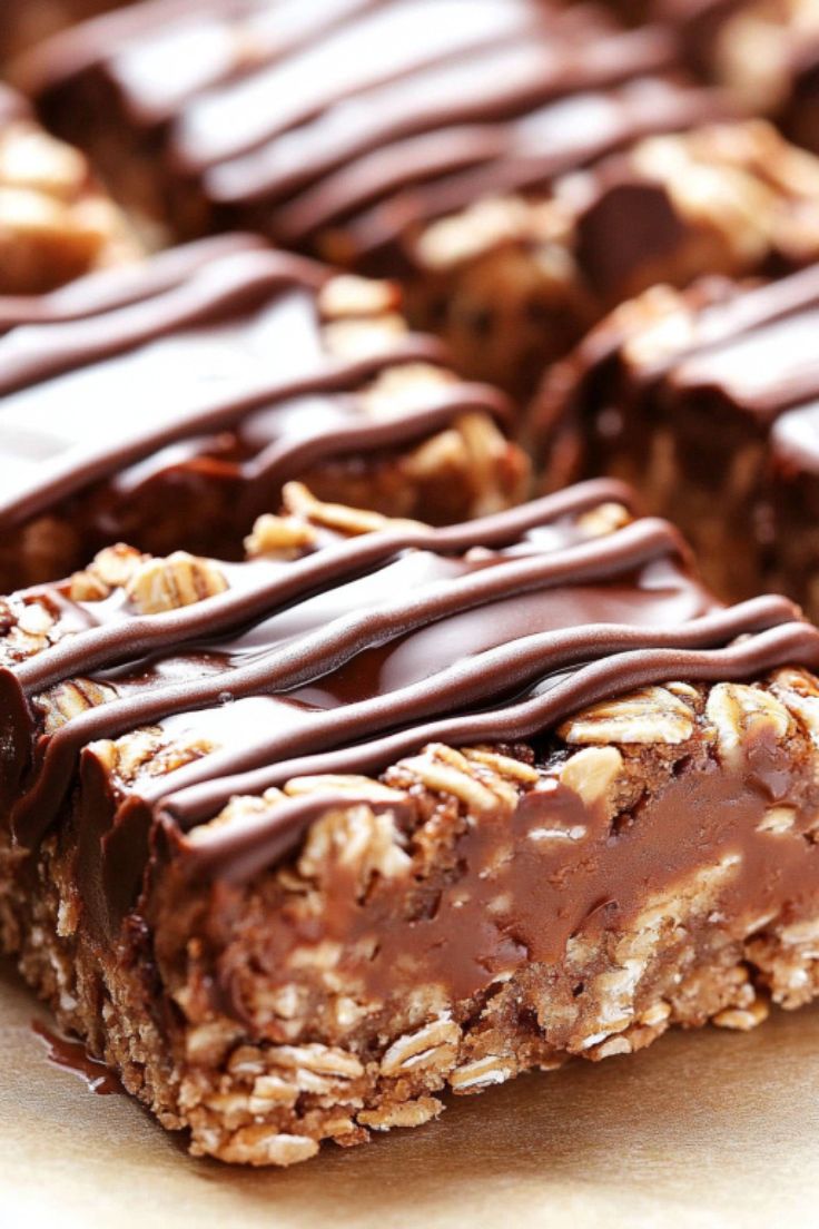 No-Bake Chocolate Oatmeal Bars 1