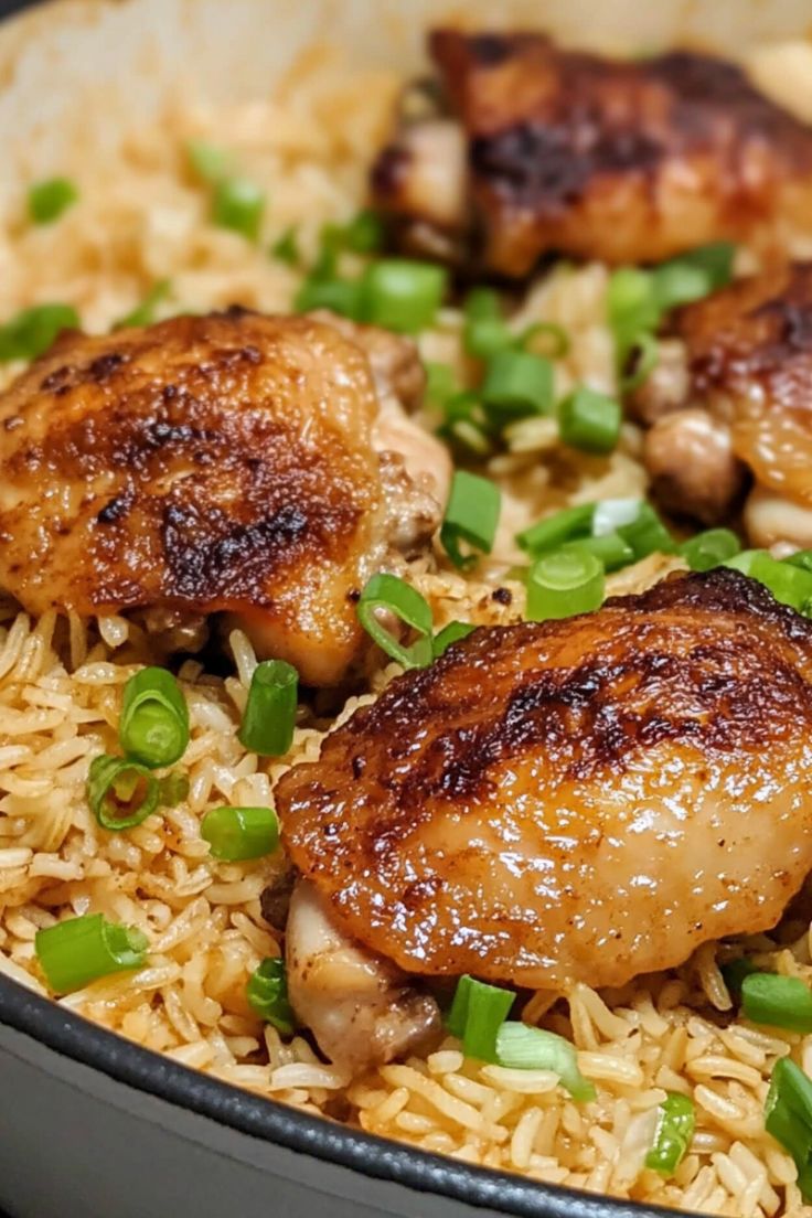 One-Pot Chicken and Rice, 2 3