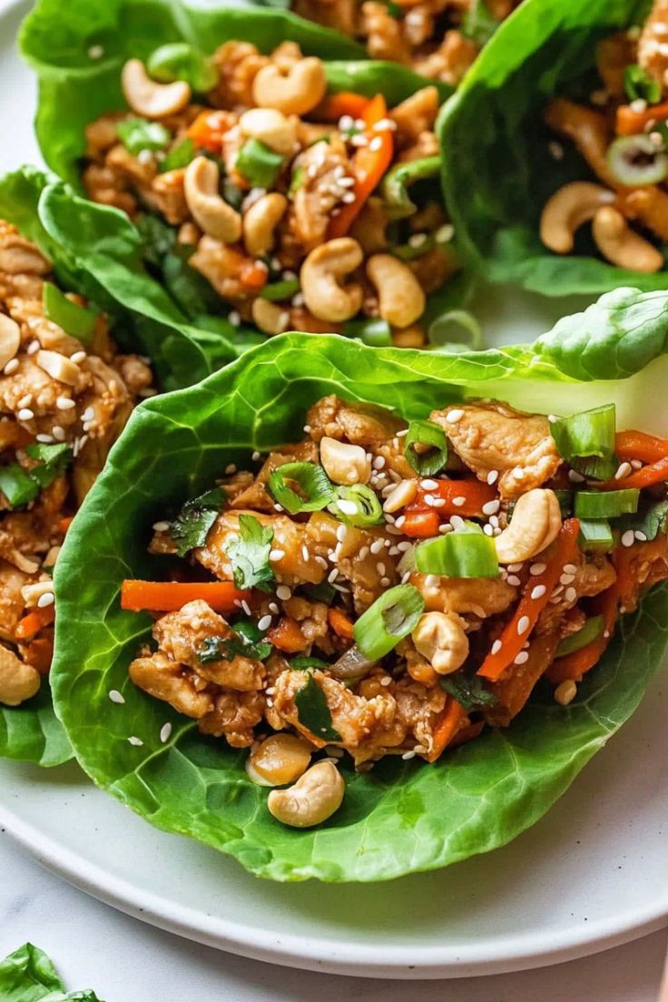 Thai Chicken Lettuce Wraps Recipe 2 1