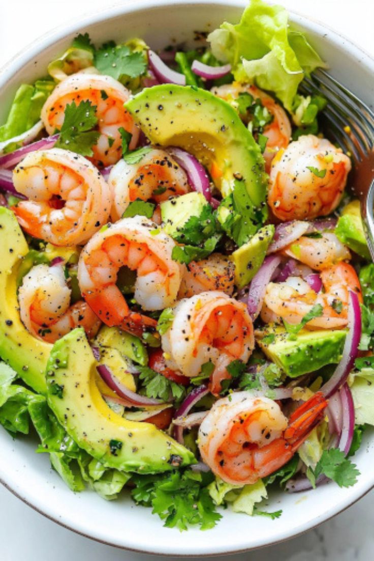 shrimp-avocado-summer-salad 11