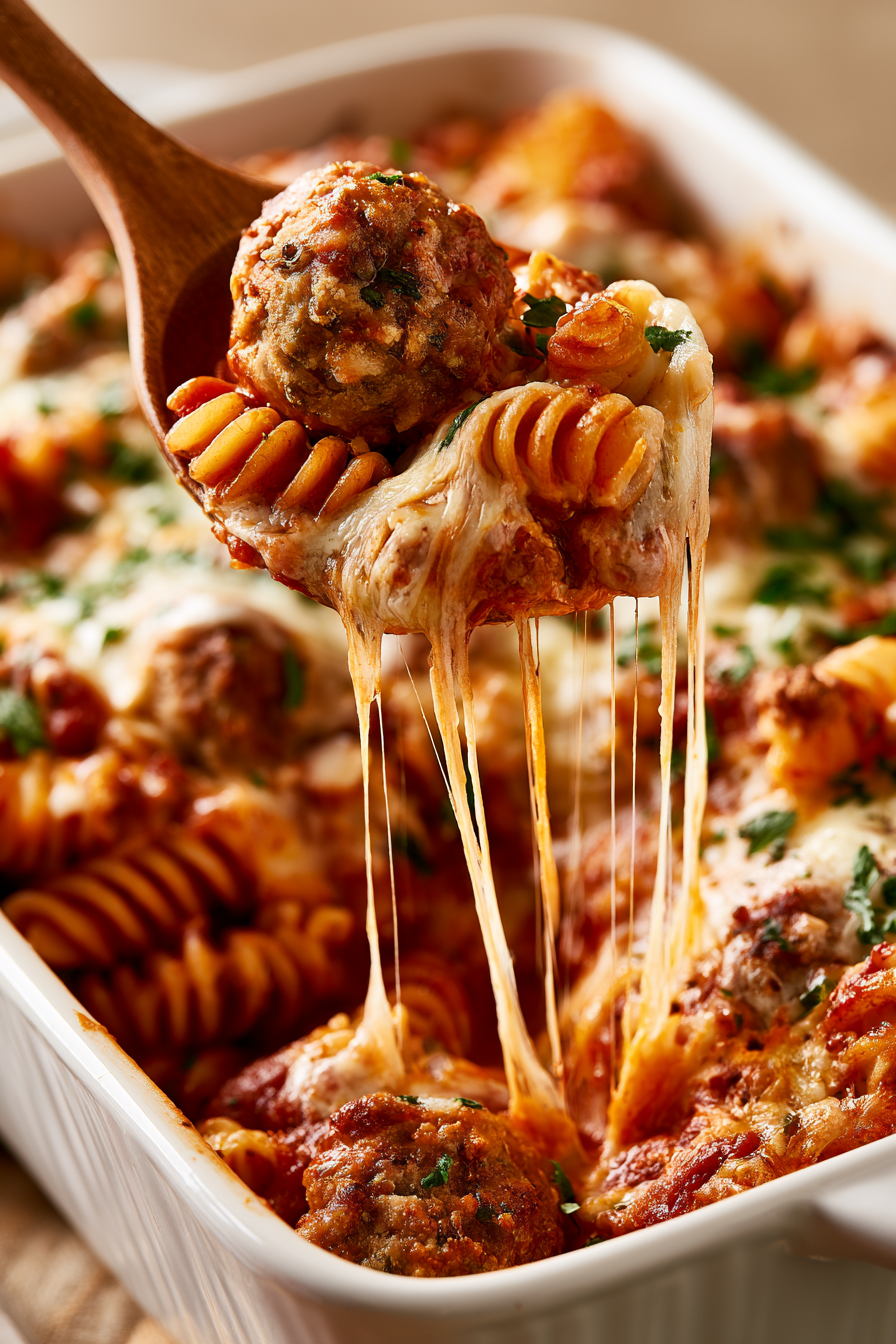 Dump-and-Bake Meatball Casserole1