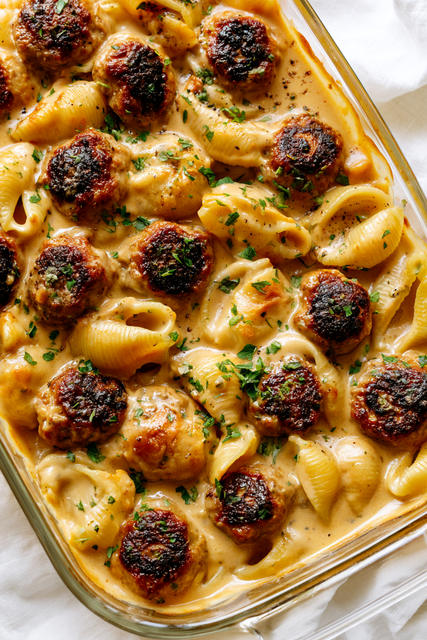 Swedish Meatball Noodle Bake3