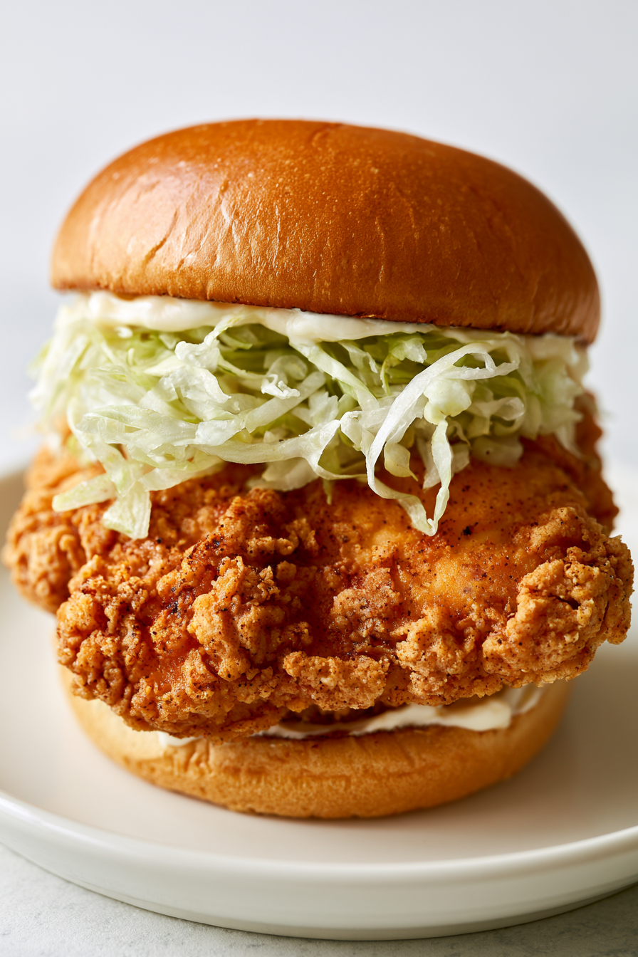 Ultra Crispy Fried Chicken Burger2